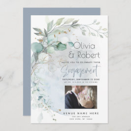 Convite Casamento | Lua Azul Empoeirada Perdidamente Apaix