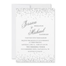 Casamento Luminoso de Prata Branca Elegante