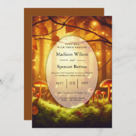 Convite Casamento Mágico de Fairytale Forest