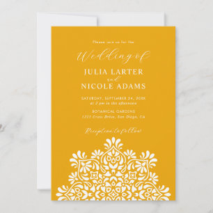 Convite Casamento Mandala Floral Rústico Boho Sol Nascente