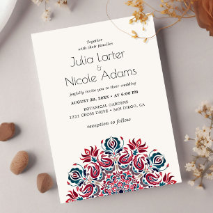 Convite Casamento Mandala Flores Lótus Cisnes Pássaros Sus