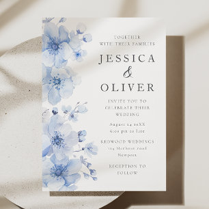 Convite Casamento Maravilhoso de Breeze Watercolor