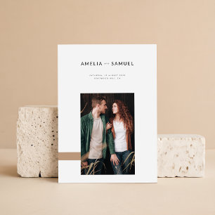 Convite Casamento Minimalista Boho Simples