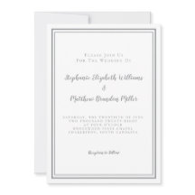 Casamento Minimalista Cinza Branco Chique Elegante