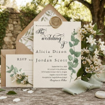 Casamento Minimalista com Verde de Eucalipto