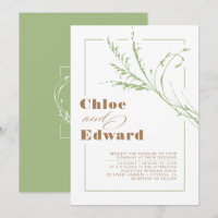 Casamento Minimalista de Beige e Sage Pampas