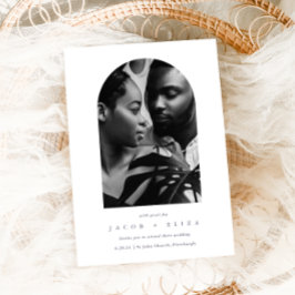 Convite Casamento minimalista de fotografia elegante
