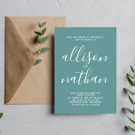 Convite Casamento Minimalista De Ovo De Pato Verdadeiro 1<br><div class="desc">Este simples e maravilhoso convite de casamento é perfeito para o minimalista de todos nós! Por favor,  entre em contato comigo se você quiser ajuda para personalizar a parte de texto deste convite para casamento.</div>