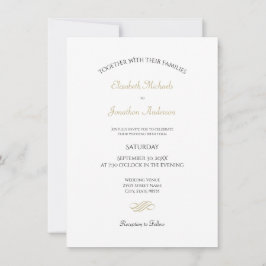 Convite Casamento Minimalista Elegante