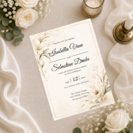 Convite Casamento Minimalista Elegante