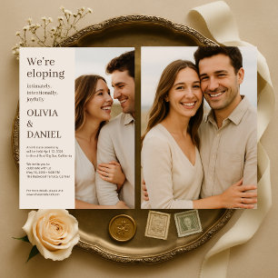 Convite Casamento Minimalista Elegante Moderno 