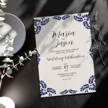 Casamento Minimalista Floral Preto Talavera Mexica
