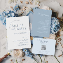 Casamento Minimalista foto Azul Empoeirado