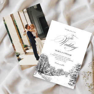 Convite Casamento minimalista moderno