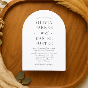 Convite Casamento Minimalista Moderno e Elegante