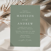 Casamento Minimalista Moderno e Elegante em Verde 