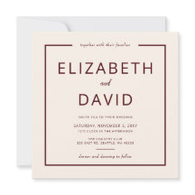 Casamento Minimalista Moderno Moderno de Calor Rus