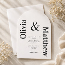 Casamento Minimalista Moderno Tipografia Preta e B