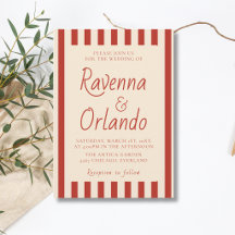 Casamento Minimalista Retro com Listras de Marfim 