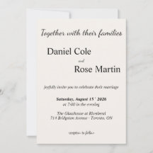 Casamento Minimalista Simples Bege