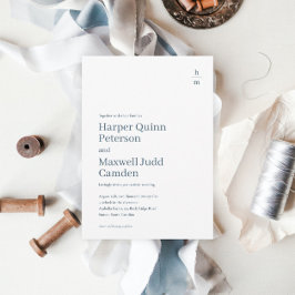 Convite Casamento Minimalista Simples Moderno
