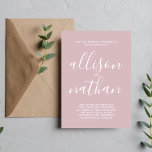 Convite Casamento Minimalista Verdadeiro Simplicidade 1<br><div class="desc">Este simples e maravilhoso convite de casamento é perfeito para o minimalista de todos nós! Por favor,  entre em contato comigo se você quiser ajuda para personalizar a parte de texto deste convite para casamento.</div>