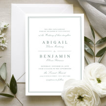 Casamento minimalista verde sálvia bordas elegante