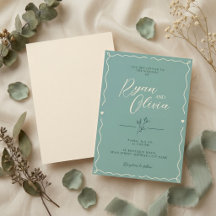 Casamento Minimalista Verde Sálvia Elegante