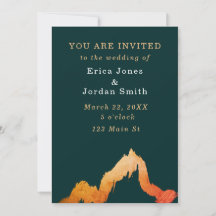 Casamento Mínimo das Montanhas do Traço de Pincel