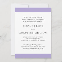 Casamento Mínimo Elegante da Lavanda Digital Moder