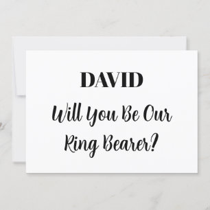 Convite Casamento Mínimo Preto Branco Branco do Nome Perso