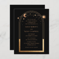 Casamento Místico de Astronomia da Lua Negra Doura