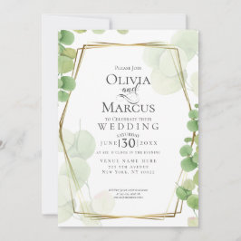 Convite CASAMENTO | Modern Springtime Eucalyptus
