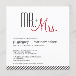 Convite Casamento Moderno