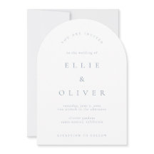 Casamento Moderno da Arca Branca e Azul Dusty