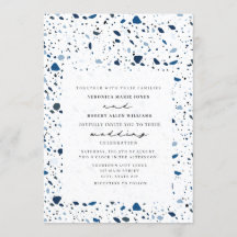 Casamento Moderno de Cobalt Stone Terrazzo