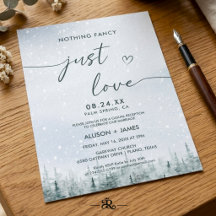 Casamento Moderno de Inverno na Floresta