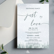 Casamento Moderno de Inverno na Floresta