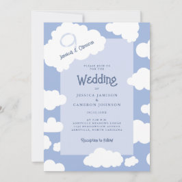Convite Casamento Moderno Divertido e Original Nove 9 Nuve