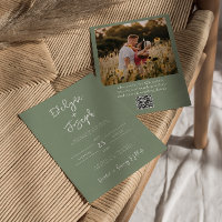 Casamento Moderno do Boho Boho Foto Verde do Códig