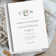 Casamento Moderno Elegante Eucalyptus Ampersand