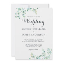 Casamento Moderno Elegante Eucalyptus Foliage