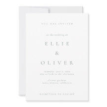 Casamento Moderno Minimalista de Sage Green & Whit