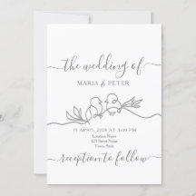 Casamento Moderno Minimalista Simples