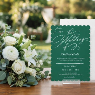 Convite Casamento Moderno Monograma Elegante