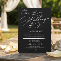 Casamento Moderno Monograma Elegante