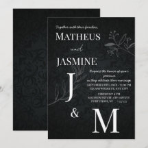 Casamento Monocromático Alemão e Script