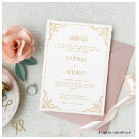 Casamento Muçulmano Barroco Nikah Elegant White Vi