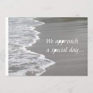 Convite Casamento na Areia...