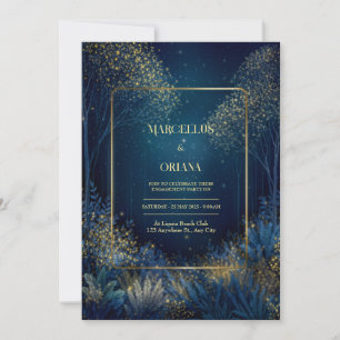 Convite Casamento na Encantada Floresta da Meia-Noite